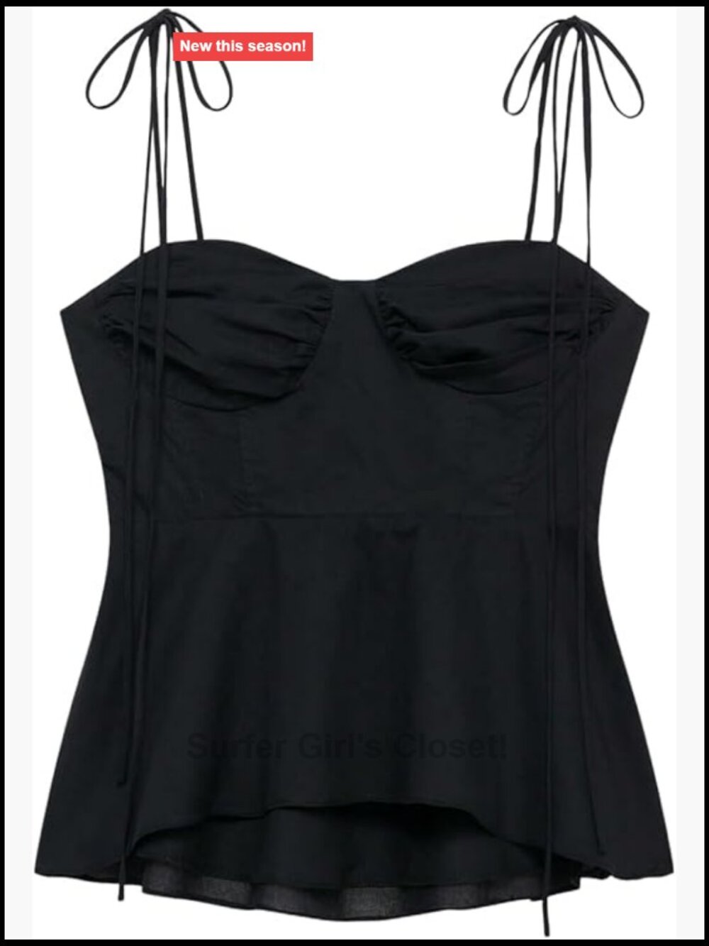Womens Milkmaid Babydoll Top Crop Camisole Y2K Ruched Sleeveless Sweetheart